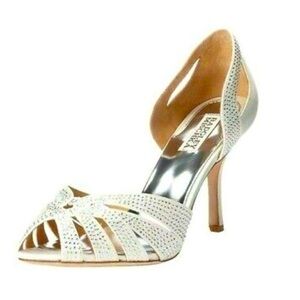 Badgley Mischka Crystal D’Orsay Heels